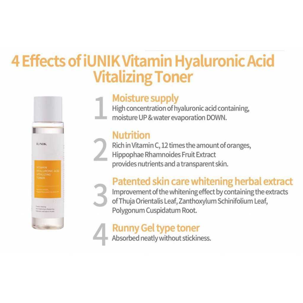 IUNIK Vitamin Hyaluronic Acid Vitalizing Toner