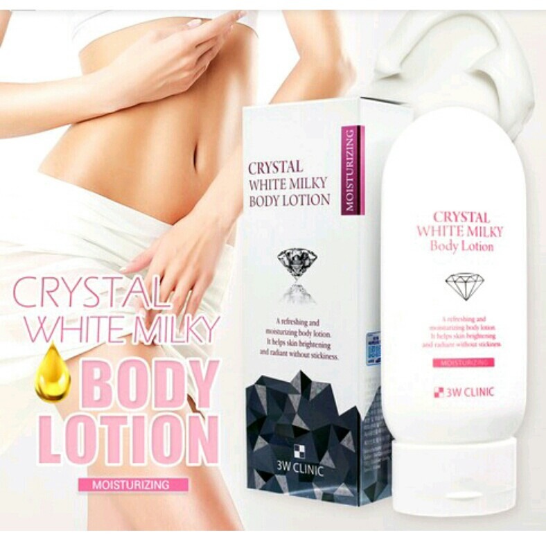 3W CLINIC Crystal White Milky Body Lotion