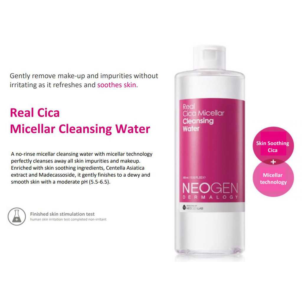 NEOGEN DERMALOGY Real Cica Micellar Cleansing Water
