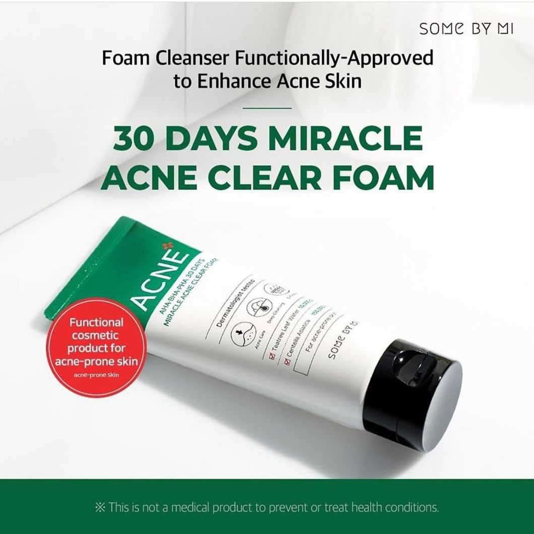 SOME BY MI AHA BHA PHA 30 Days Acne Clear Foam