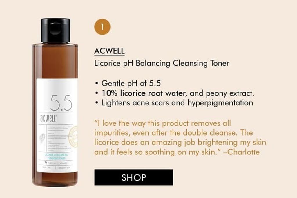 ACWELL Licorice pH Balancing Cleansing Toner