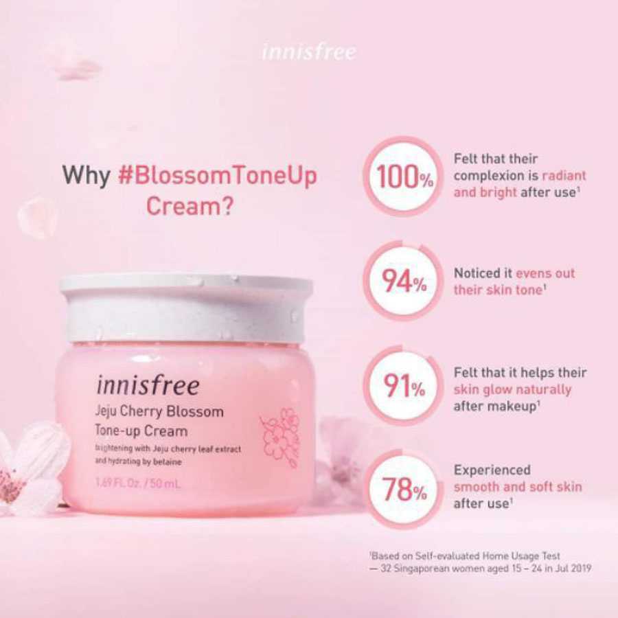 INNISFREE Jeju Cherry Blossom Glow Tone Up Cream