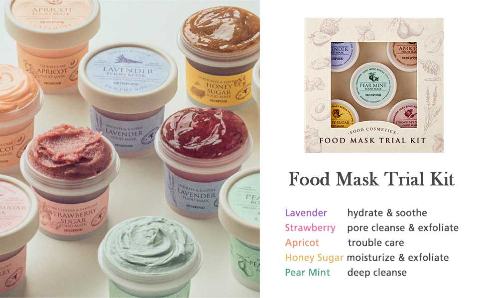 SKINFOOD Food Mask Trial Kit