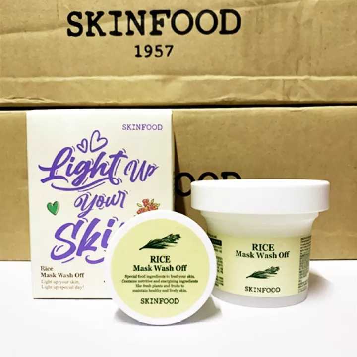 SKINFOOD Rice Mask Wash Off Set