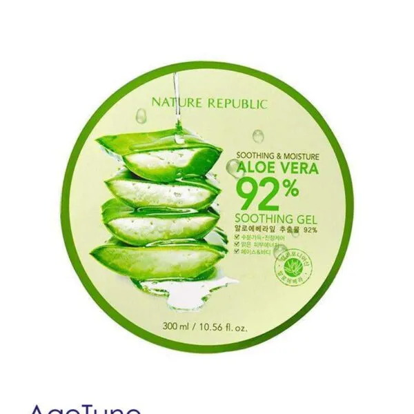 NATURE REPUBLIC Soothing and Moisture Aloe Vera 92% Soothing Gel (300 ml)