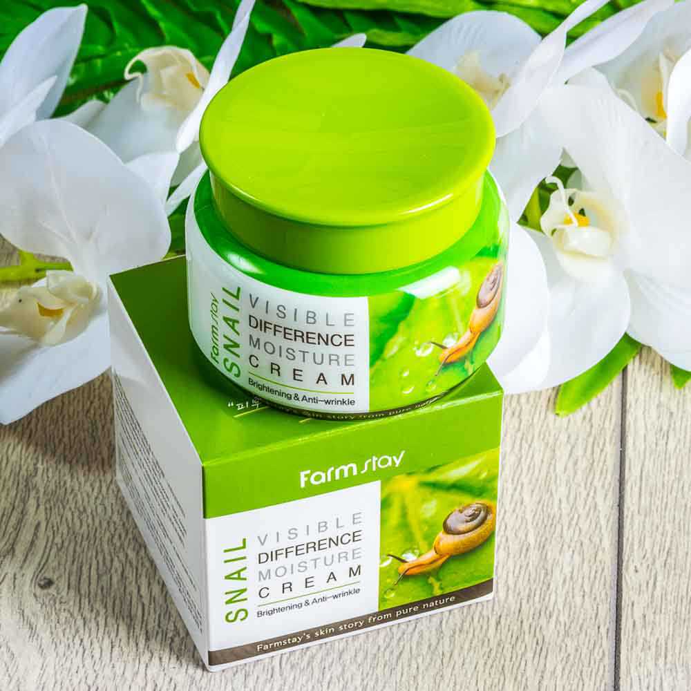 FARM STAY Snail Visible Difference Moisture Cream