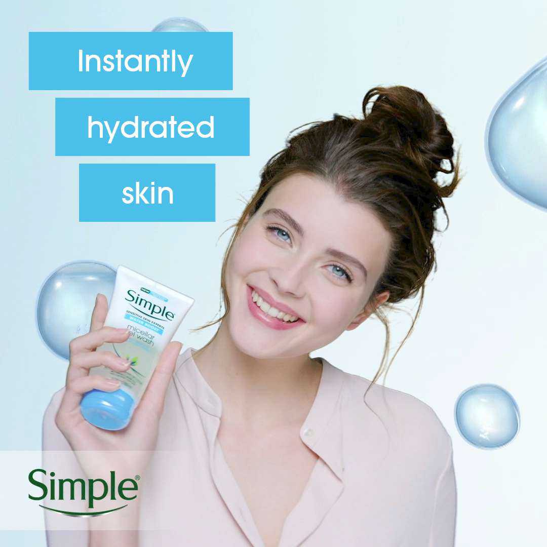 SIMPLE Water Boost Micellar Facial Gel Wash