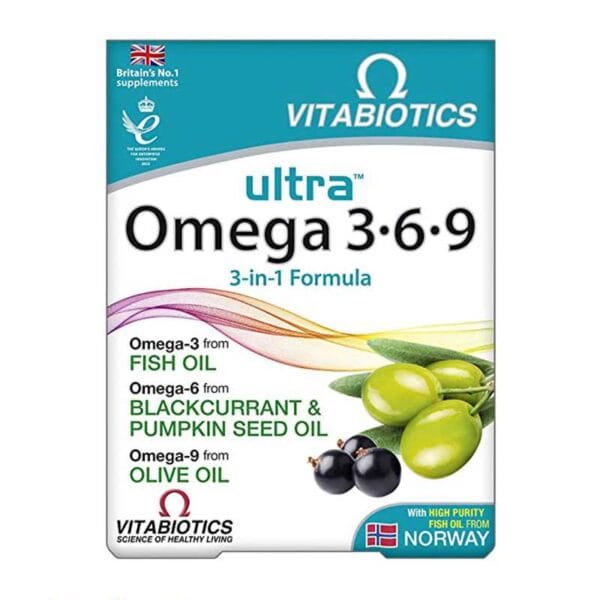 Vita Biotics Omega 369 1000 mg 60 Tablets
