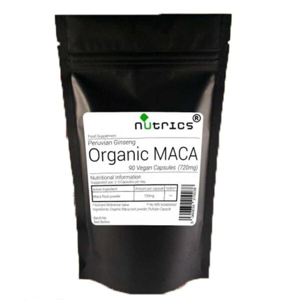 Nutrics Organic Maca 720 mg 100 Tablets