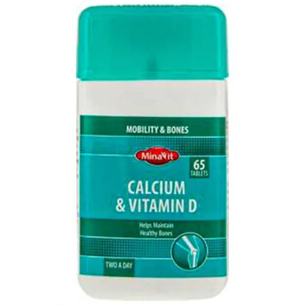 Minavit Calcium Vitamin D Tablet 65 Tablets
