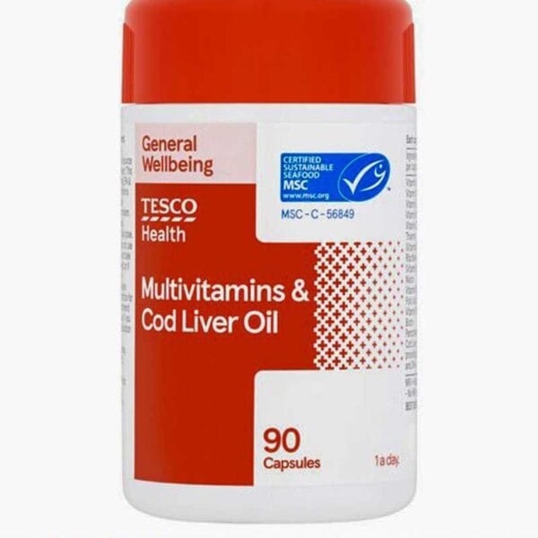 Tesco Multivitamins Plus Cod Liver Oil