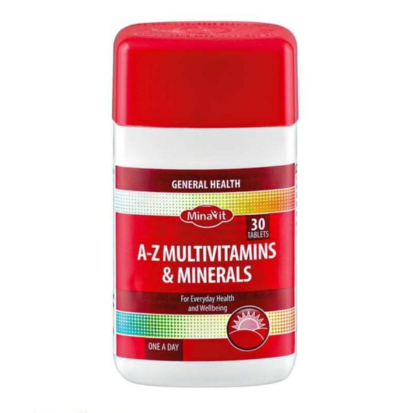 Minavit A-Z Multivitamins & Minerals Tablets