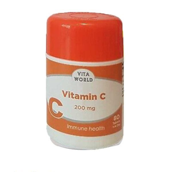Vita World Vitamin C 200 mg 80 Tablets
