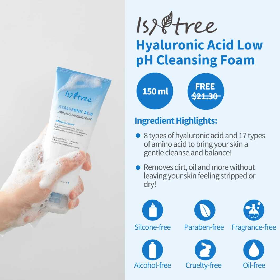 ISNTREE Hyaluronic Acid Low pH Cleansing Foam