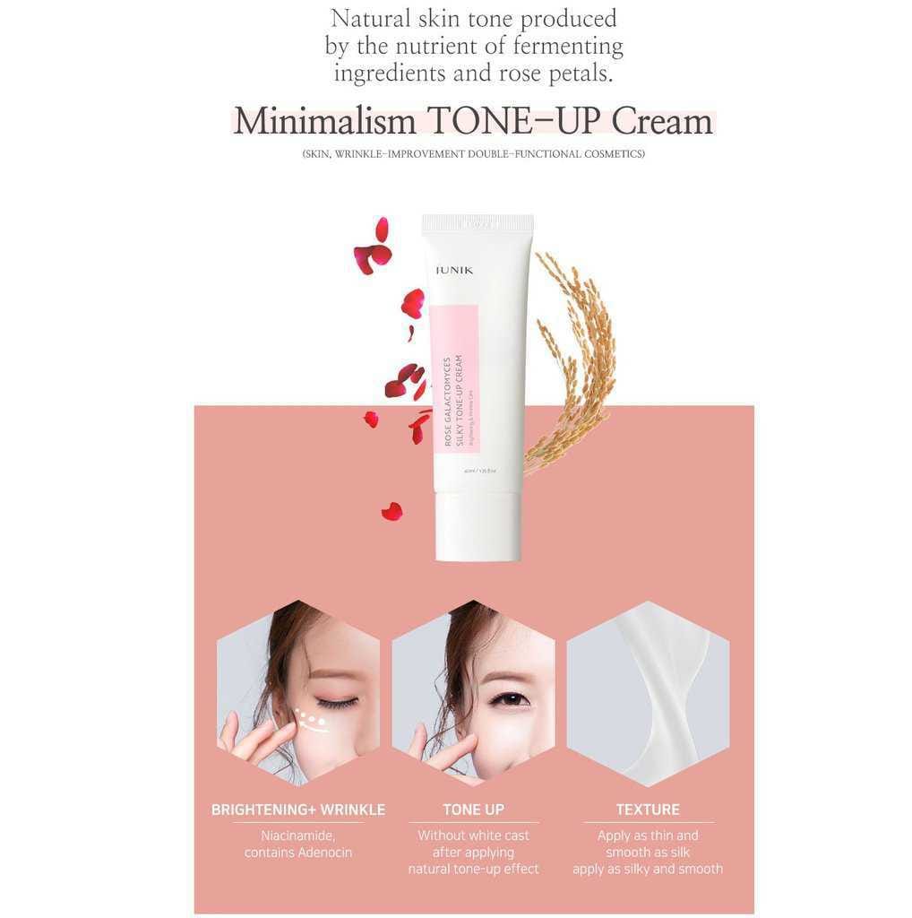 IUNIK Rose Galactomyces Silky Tone Up Cream