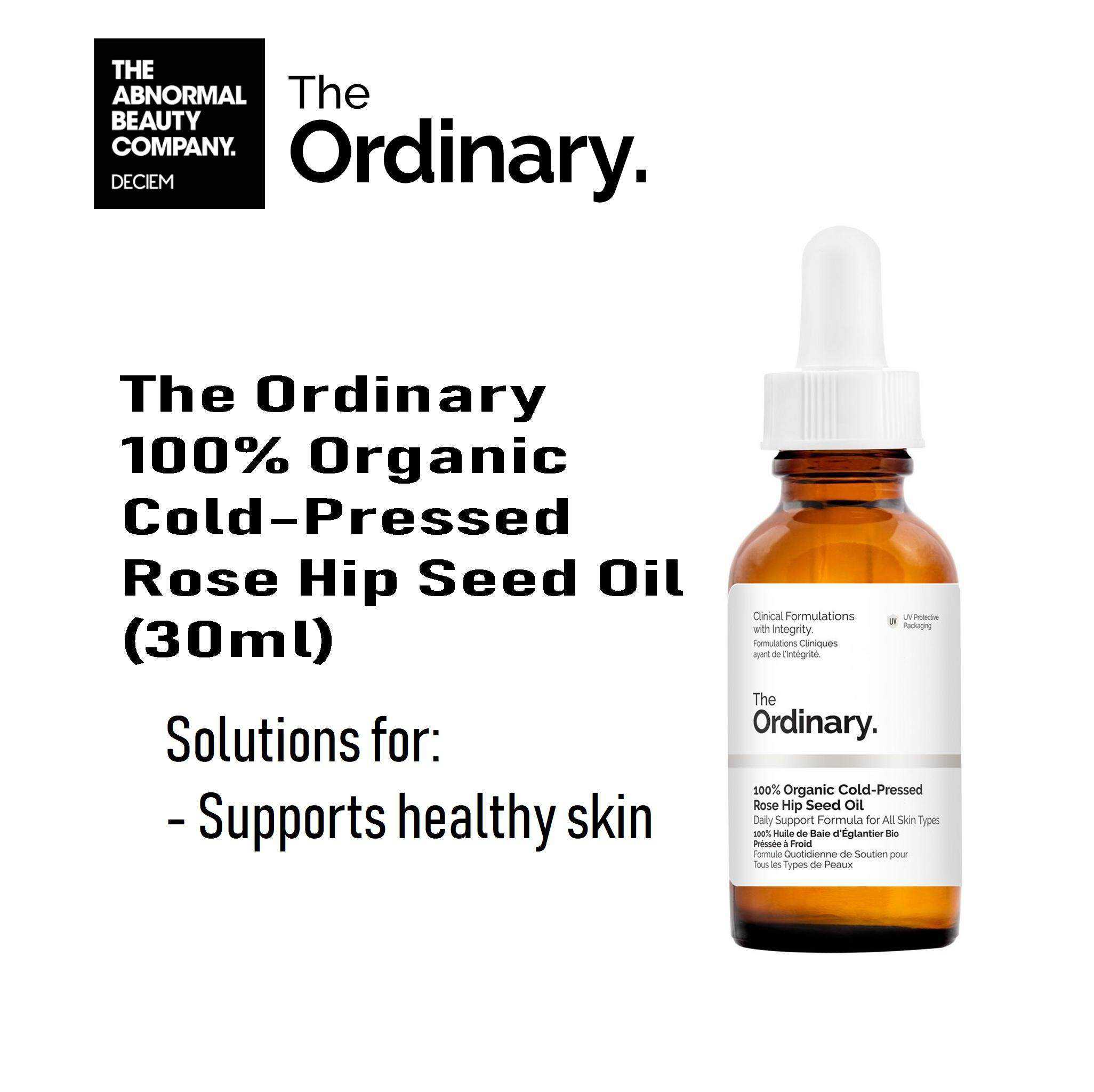 THE ORDINARY 100% Organic Cold Pressed Rose Hip Seed Oil