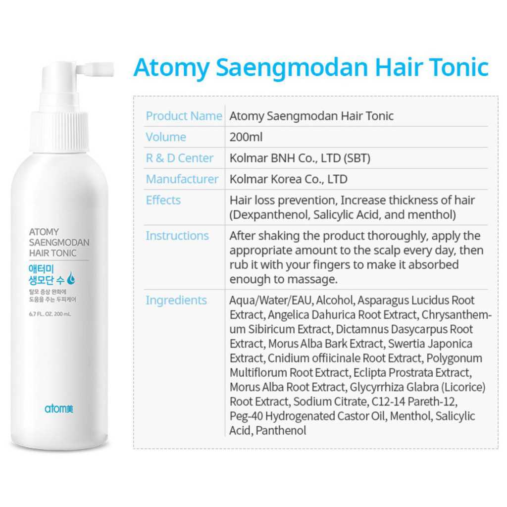 ATOMY Saengmodan Hair Tonic