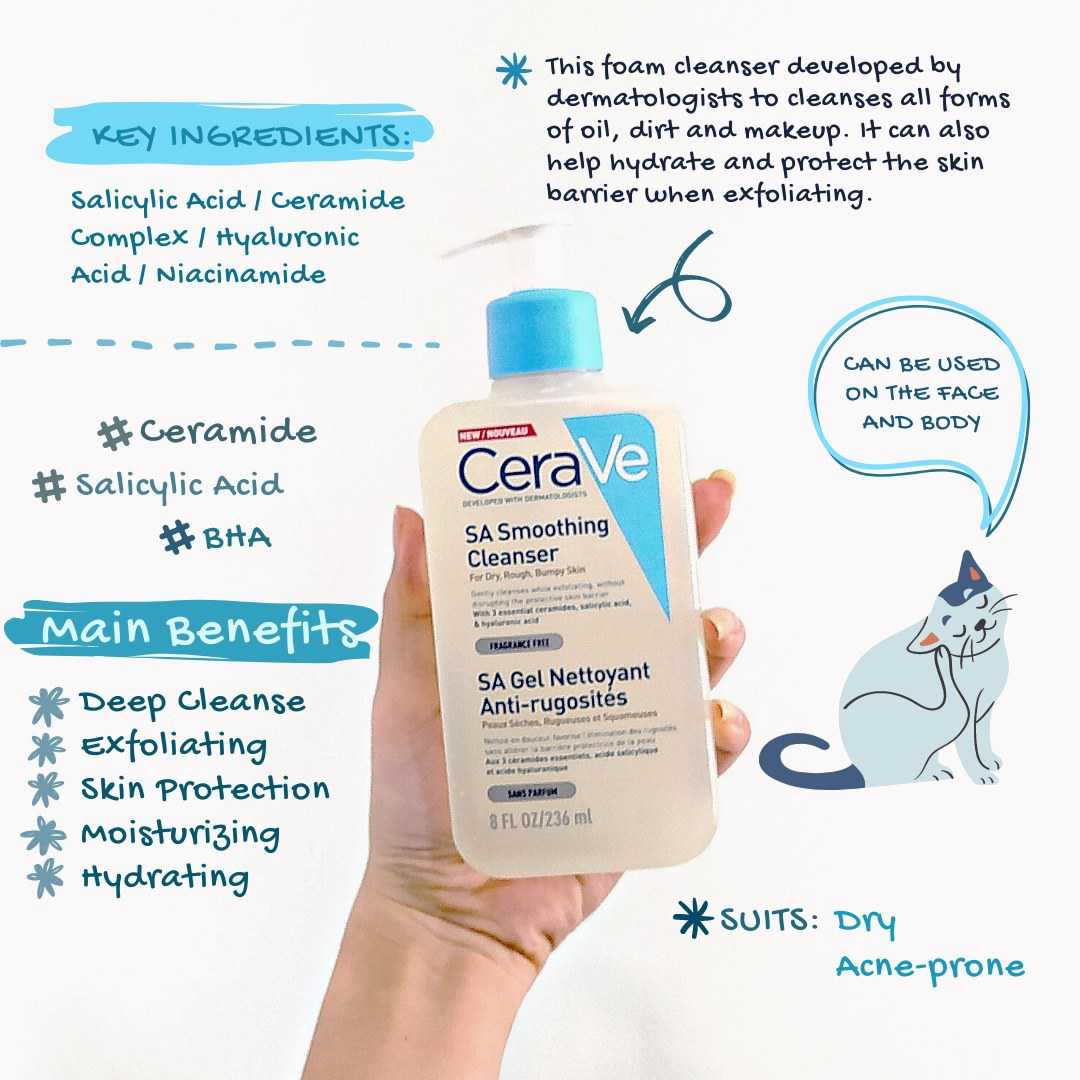 CERAVE SA Smoothing Cleanser