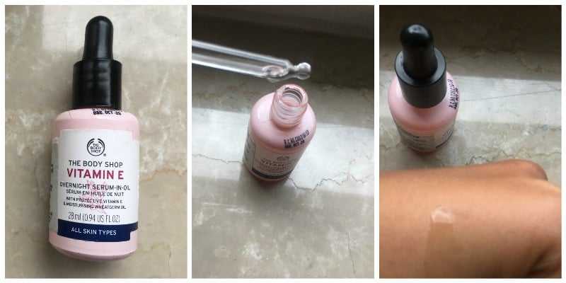 The Body Shop Vitamin E Overnight Serum in Oil