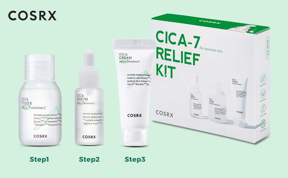 COSRX Cica 7 Relief Trial Kit