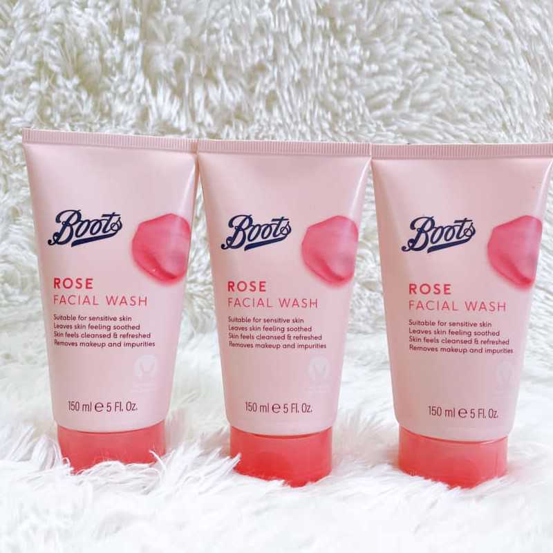 BOOTS Rose Face Wash