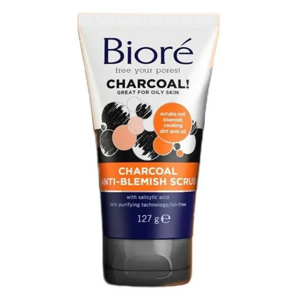 BIORE Charcoal Anti Blemish Scrub (127 gm)