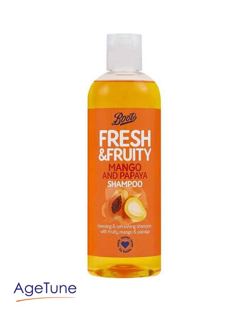 Boots Fresh Mango & Papaya Shampoo - agetune