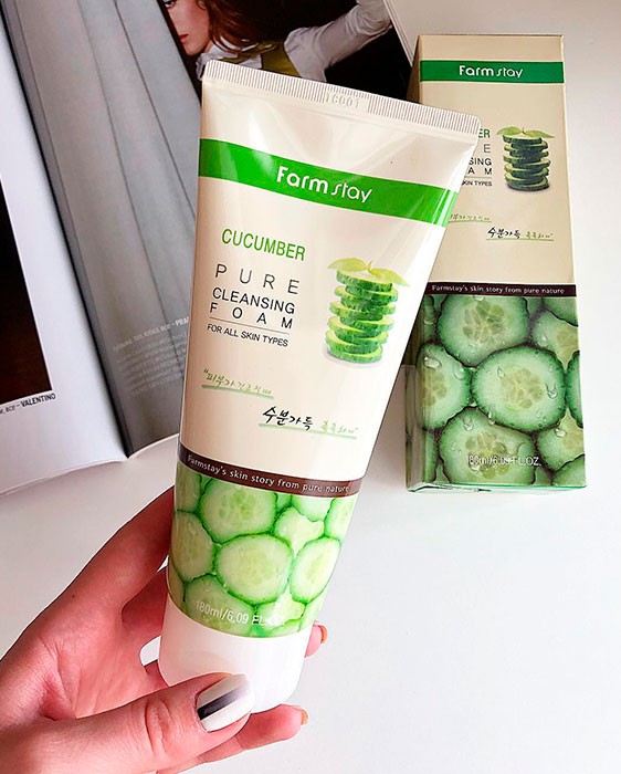 FARM STAY Cucumber Pure Cleansing Foam