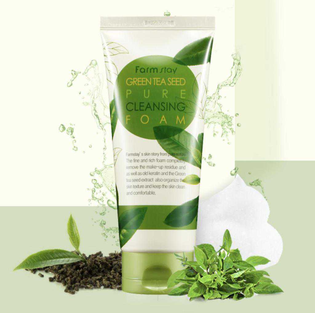 FARM STAY Green Tea Seed Pure Cleansing Foam