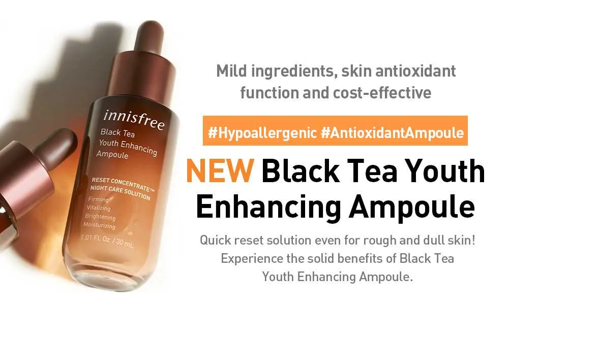 INNISFREE Black Tea Youth Enhancing Ampoule