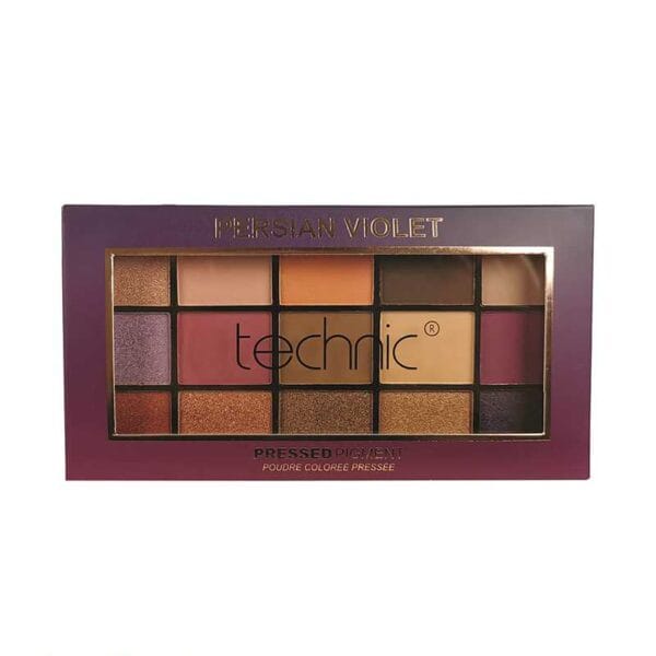 TECHNIC Pressed Pigment Eye Shadow Palette (Persian Violet)
