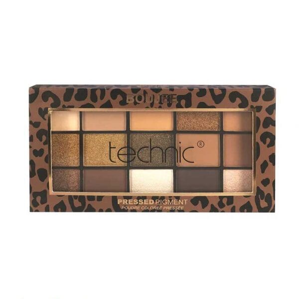 TECHNIC Pressed Pigment Eye Shadow Palette (Boujee)