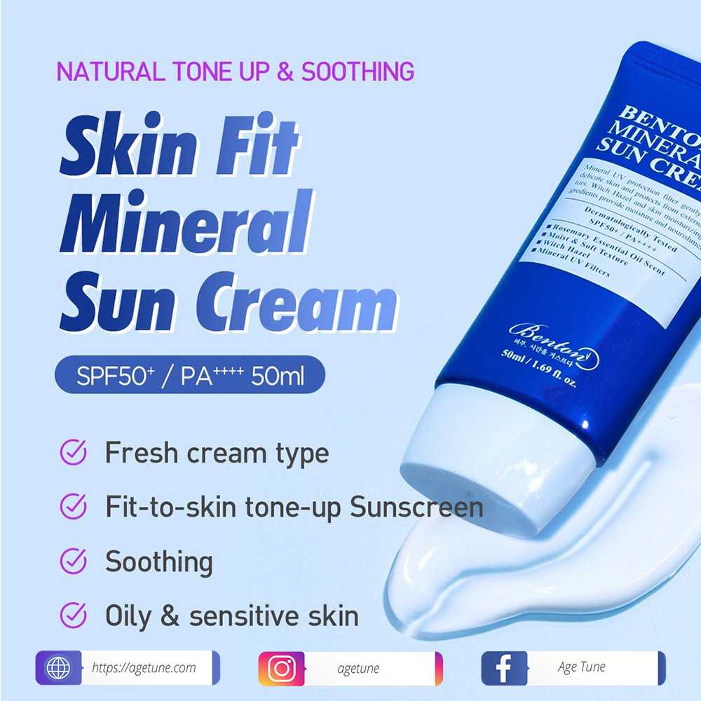 BENTON Skin Fit Mineral Sun Cream