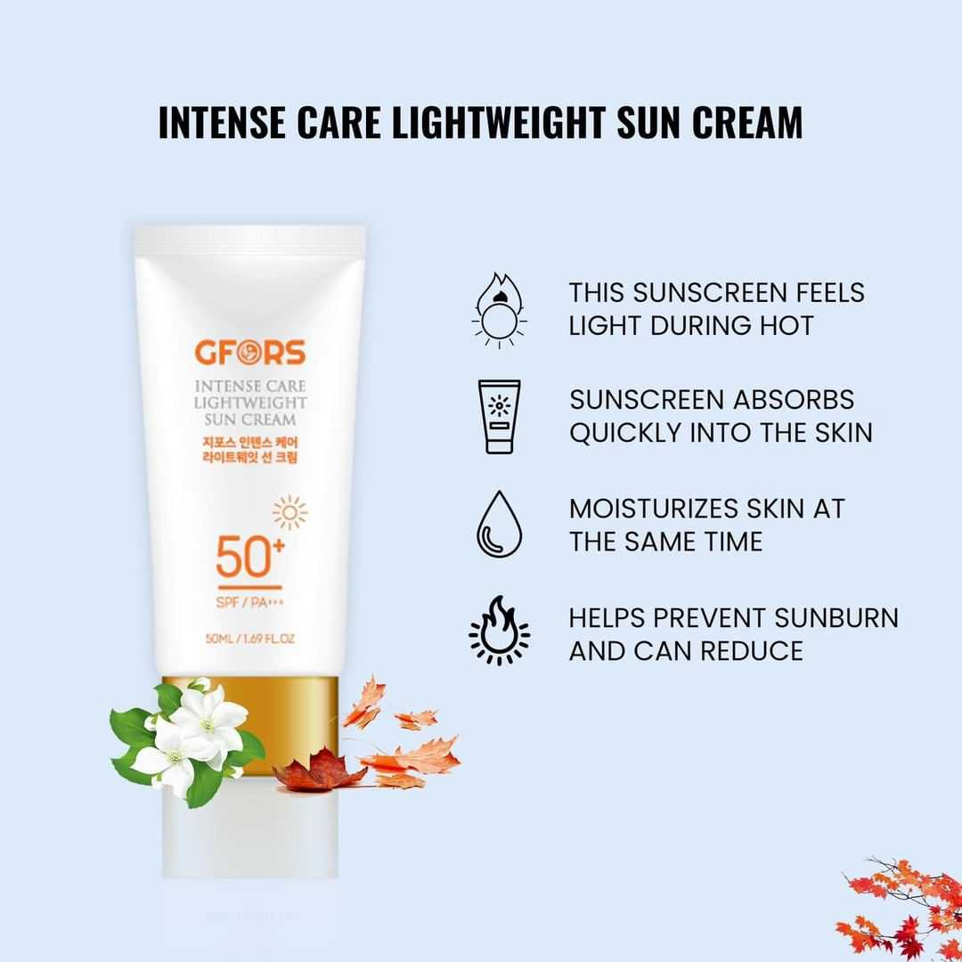 GFORS Intense Care Lightweight Sun Cream
