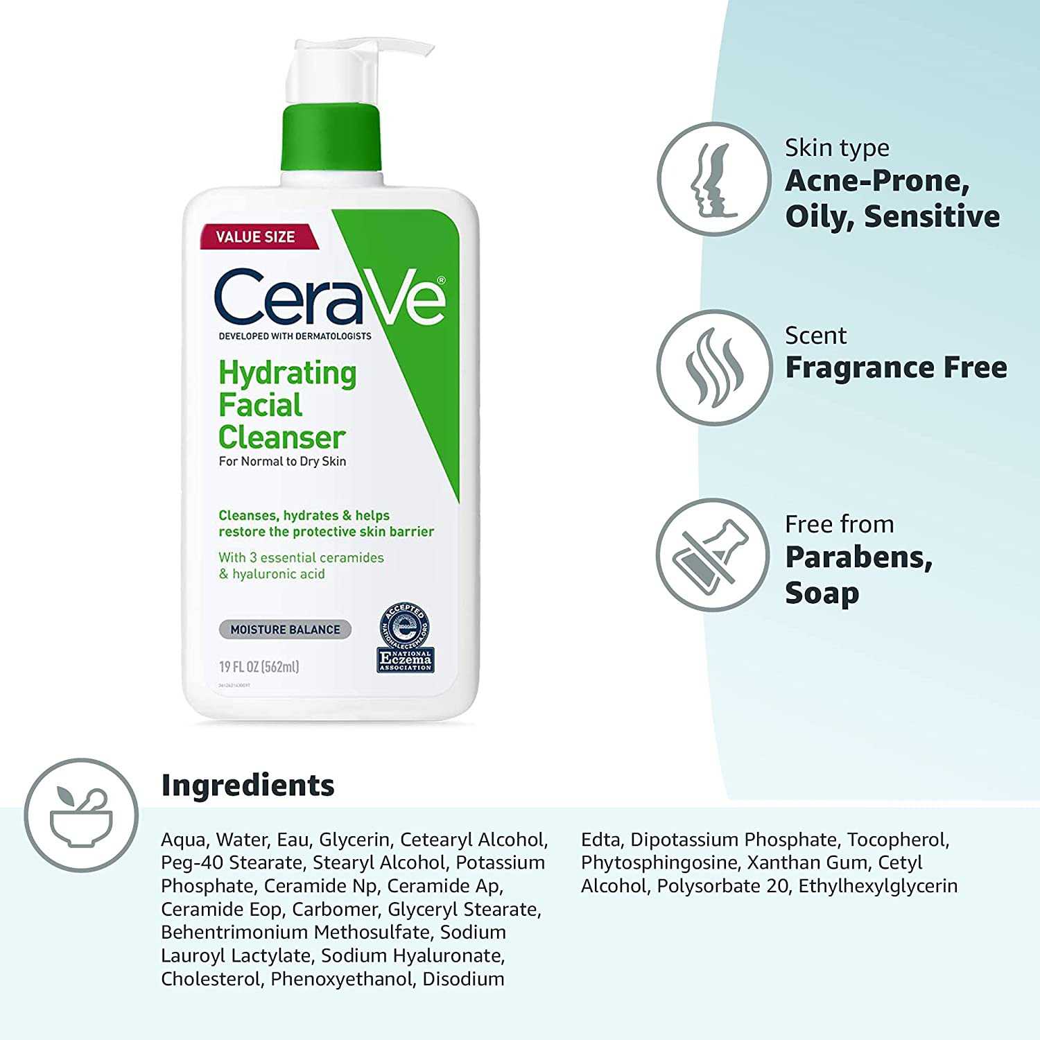 CERAVE Hydrating Cleanser