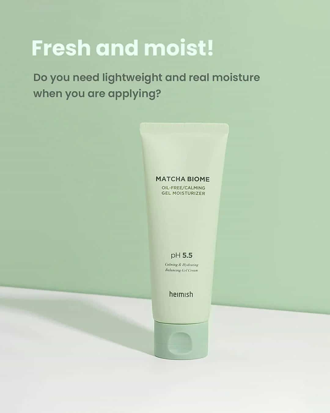 HEIMISH ALL Matcha Biome Oil Free Calming Gel Moisturizer