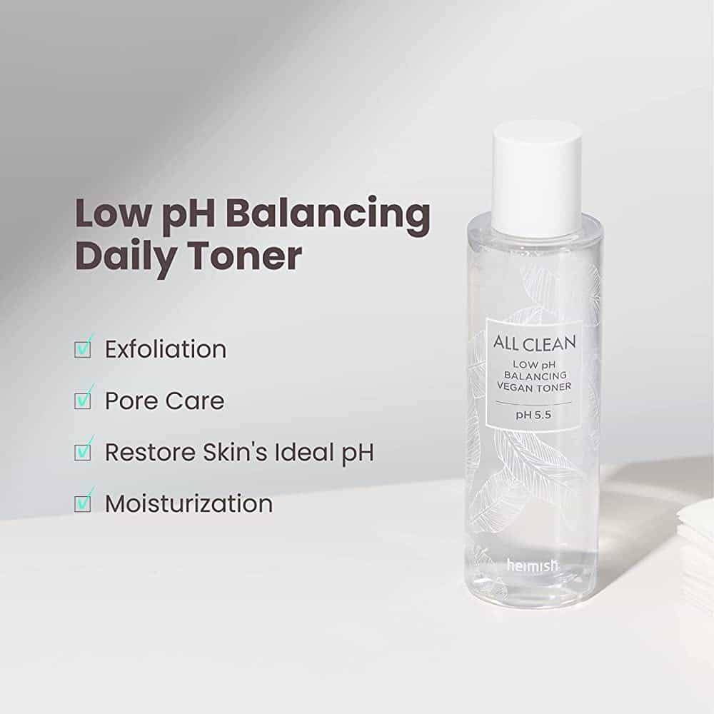 HEIMISH All Clean low pH Balancing Vegan Toner