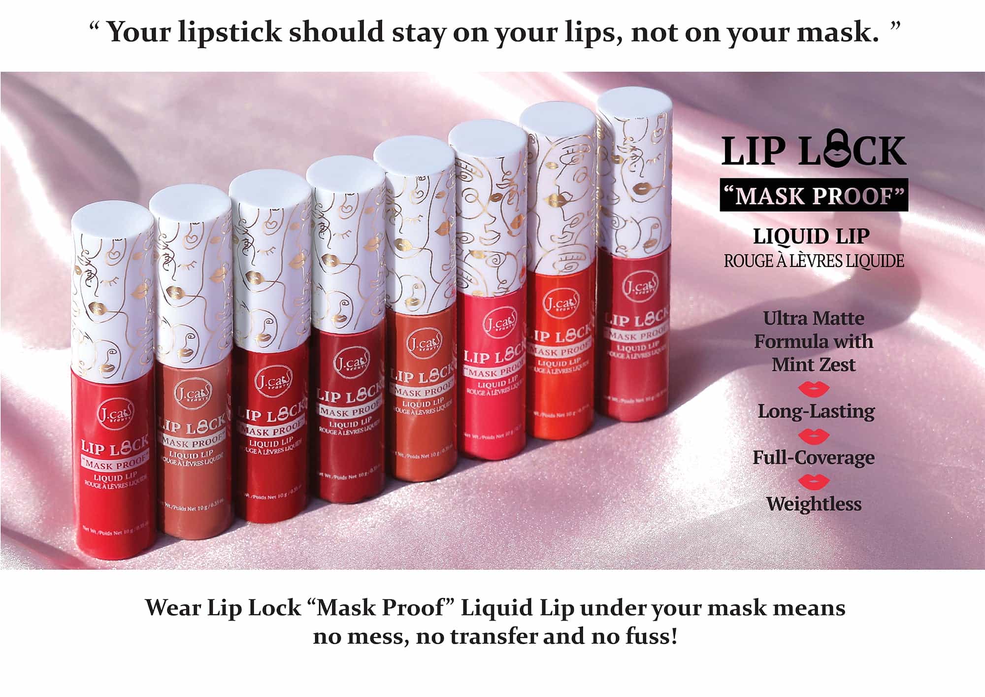 JCAT Lip Lock Mask Proof Liquid Lip