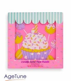 Agetune 22 REVOLUTION Tasty Cupcake Face and Cheek Palette Vanilla Swirl agetune