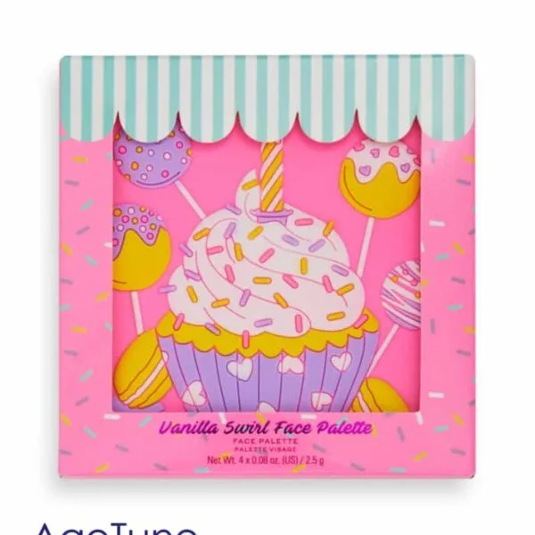 REVOLUTION Tasty Cupcake Face and Cheek Palette [Vanilla Swirl]