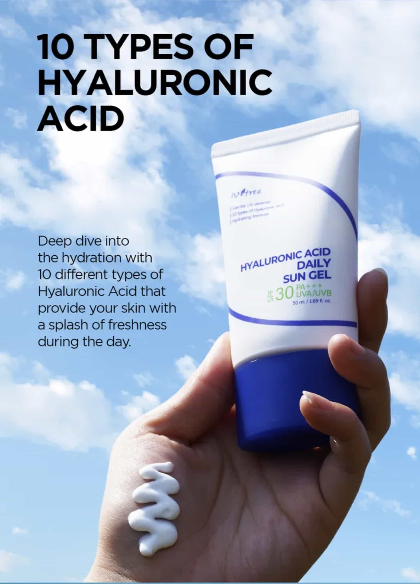 ISNTREE Hyaluronic Acid Daily Sun Gel