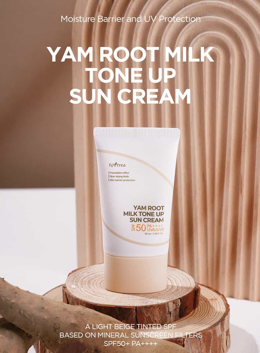 ISNTREE Yam Root Milk Tone Up Sun Cream