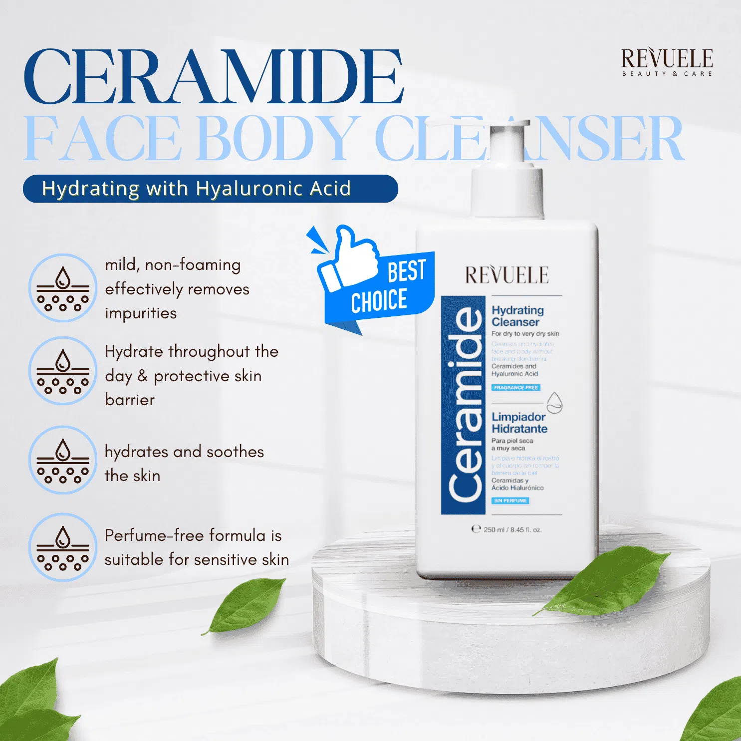 REVUELE Ceramide Hydrating Cleanser price in Bangladesh