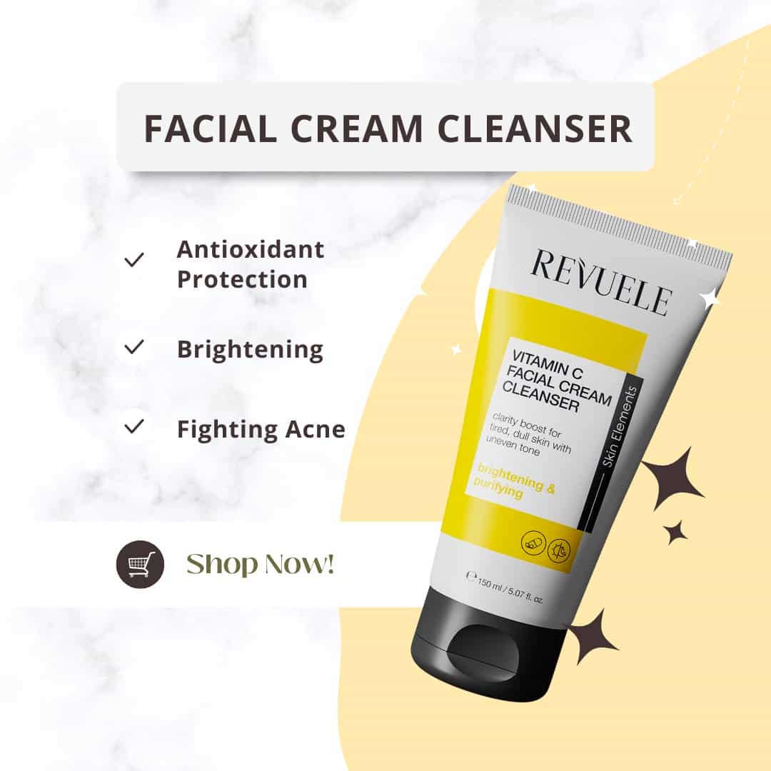 REVUELE Vitamin C Facial Cream Cleanser