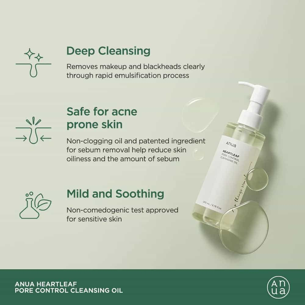 ANUA Heartleaf Pore Control Cleansing Oil (200 ml)