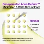Anua Nano Retinol 0.3% + Niacin Renewing Serum key feature