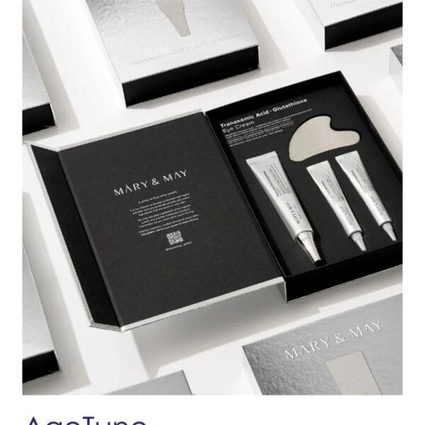 Mary&May Tranexamic and Glutathione Eye Cream Set-Agetune