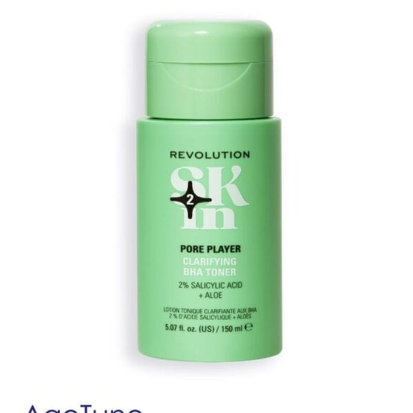 REVOLUTION SKIN Clarifying BHA Toner Pore Player 2% Salicylic Acid & Aloe-Agetune