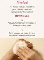I’M FROM-Fig Foam Cleanser how to use