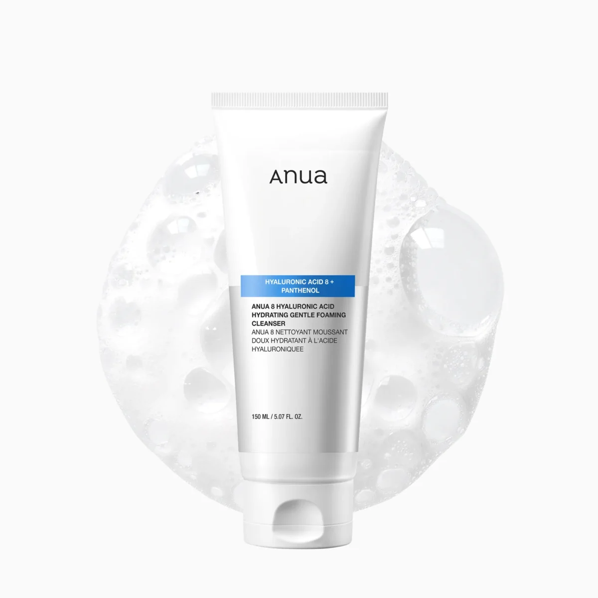 Anua 8 Hyaluronic Acid Hydrating Gentle Foaming Cleanser at Agetune